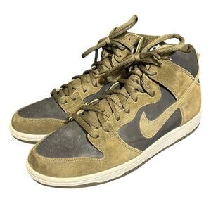 Nike SB Dunk High 2016 Dark Loden Olive Green Black 854851-330 Size‎ 14 OG